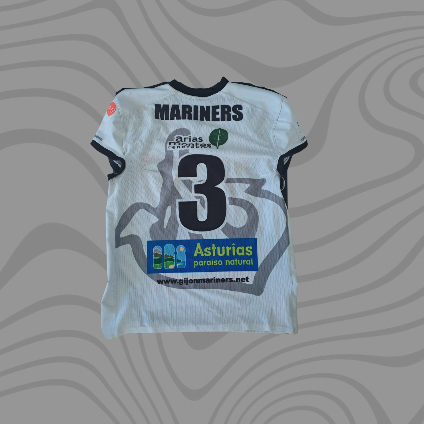 UNIFORMES DE JUEGO ANTIGUO - TACKLE -  Temps. 16, 17, 18, 19 Visitante. #3