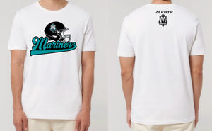 Camiseta Mariners x Zefhyr. Blanca. Manga corta 2024
